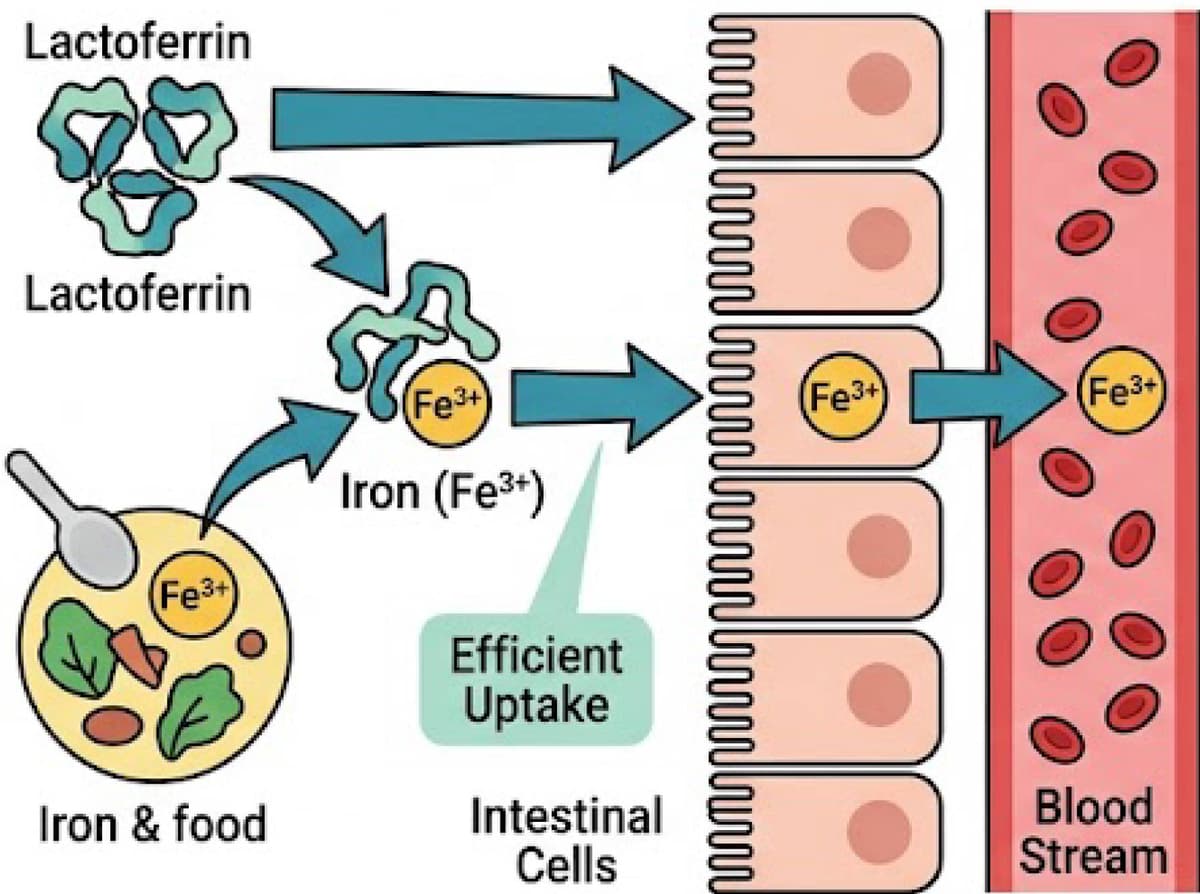 Iron absorption diagram
